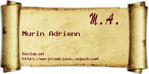 Murin Adrienn névjegykártya