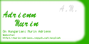 adrienn murin business card